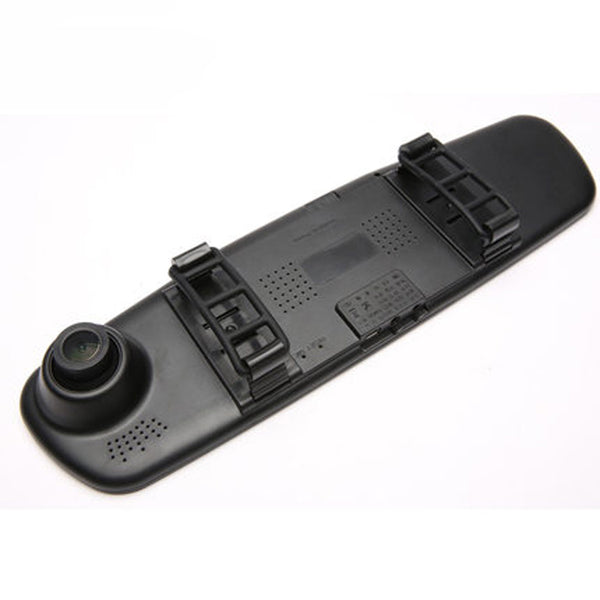 E-ACE Full HD 1080P Car Dvr Camera Auto 4.3 Inch Rearview Mirror Digital Video Recorder Dual Lens Registratory Camcorder