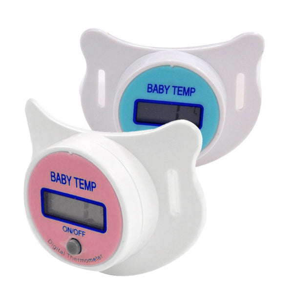 Cheap Soft Pacifier Lcd Kids Fever Electronic Digital Nipple Thermometer Baby Body Care Wholesale High Quality 2017