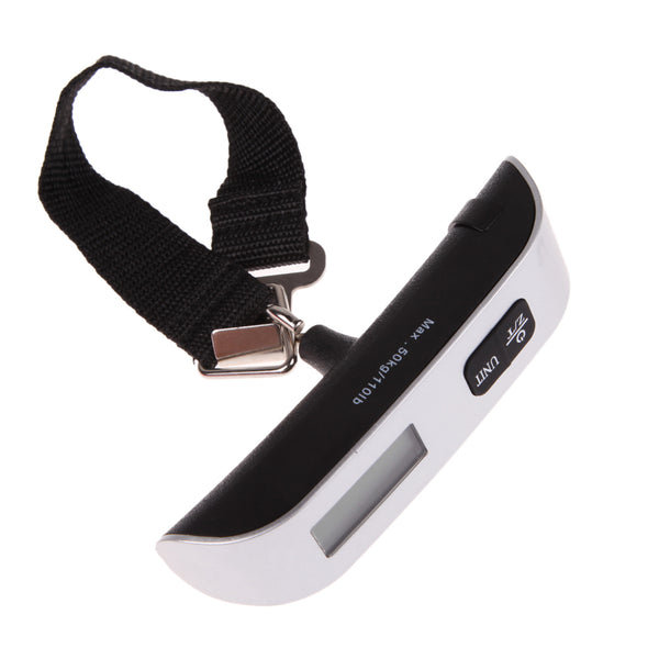 Luggage Scale Electronic Digital Scale Portable Suitcase Travel Bag Hanging Scales Balance Weight Thermometer LCD Display