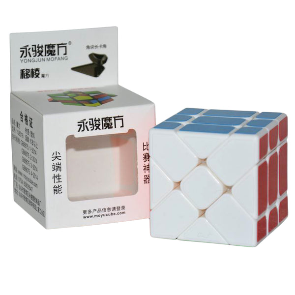 New Arrival YongJun YJ Speed 3X3X3 Fisher Cube Magic Cubes Speed Puzzle Learning Educational Toys For Children Kids cubo magico