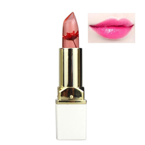 Wholesale Transparent Natural Red Lip Stick Temperature Color Change Long-lasting  Moisturizer Flower Jelly Lipsticks  Makeup