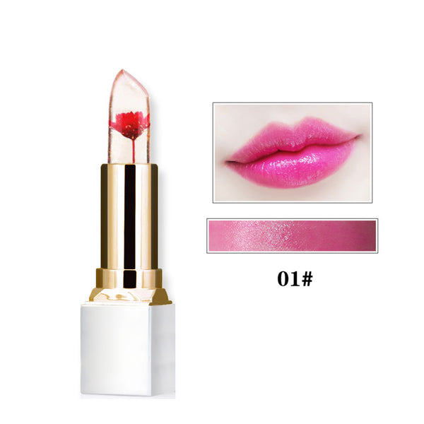 Wholesale Transparent Natural Red Lip Stick Temperature Color Change Long-lasting  Moisturizer Flower Jelly Lipsticks  Makeup
