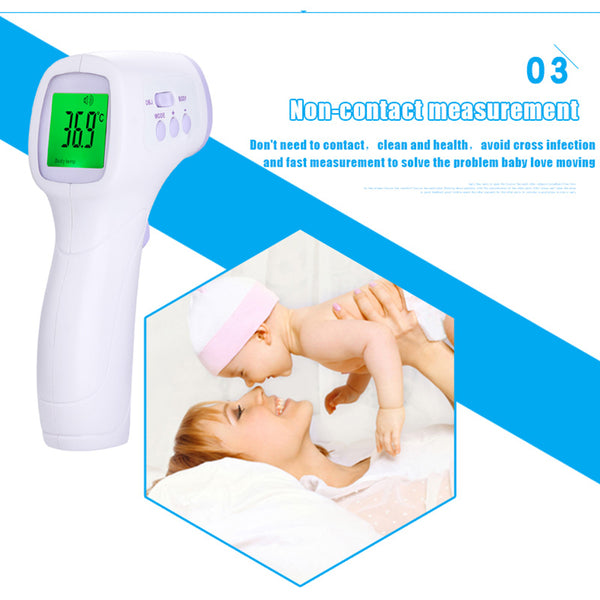 Guucy Infrared Digital Baby Thermometer Forehead Non-contact Infrared LCD Measure Thermometer electronic Adult Body Termometer