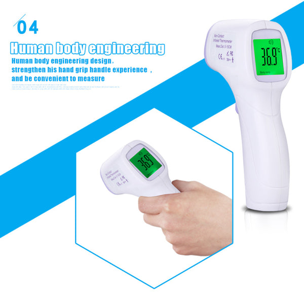 Guucy Infrared Digital Baby Thermometer Forehead Non-contact Infrared LCD Measure Thermometer electronic Adult Body Termometer