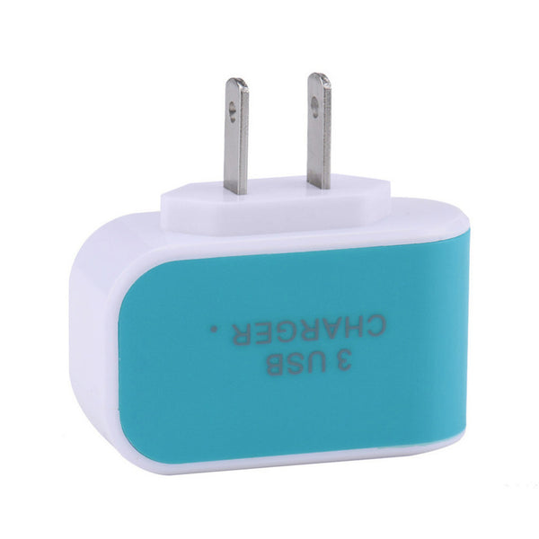 for Samsung 5V 3.1A Universal Triple USB Port Wall Home Travel AC Charger Adapter for iPhone 5s 6s 7 for Huawei Travel Charger