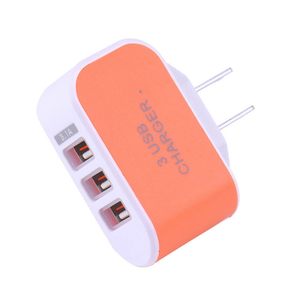 for Samsung 5V 3.1A Universal Triple USB Port Wall Home Travel AC Charger Adapter for iPhone 5s 6s 7 for Huawei Travel Charger