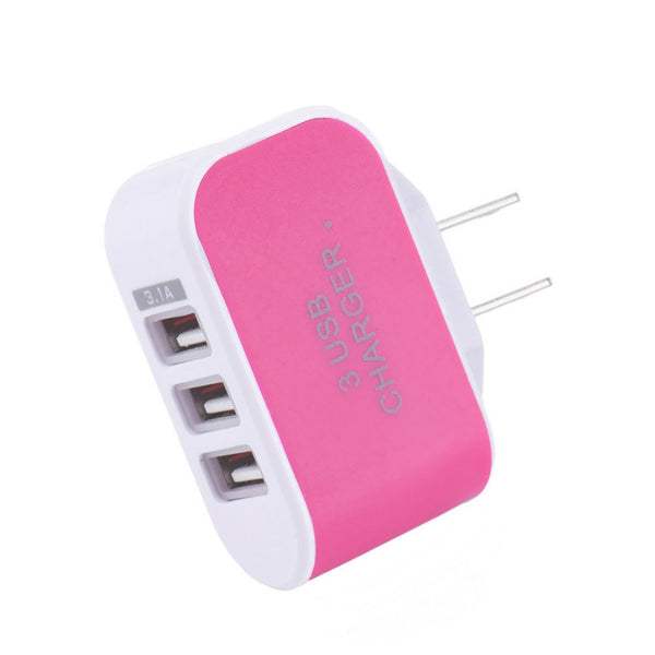 for Samsung 5V 3.1A Universal Triple USB Port Wall Home Travel AC Charger Adapter for iPhone 5s 6s 7 for Huawei Travel Charger