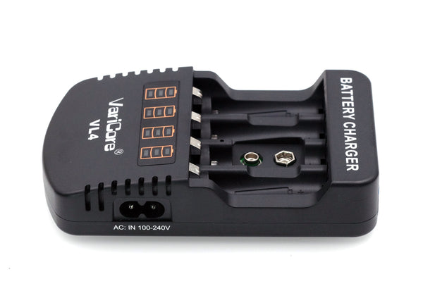 2017 NEW Varicore VL4 Ni-MH charger 1.2V 1.48V 1.5V 9V Ni-MH AA / AAA Battery smart Charger