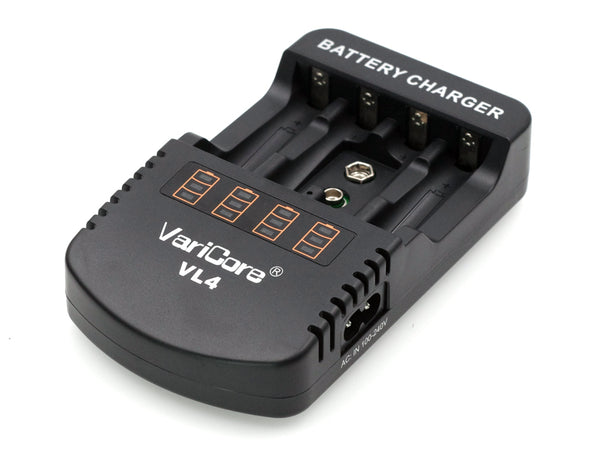 2017 NEW Varicore VL4 Ni-MH charger 1.2V 1.48V 1.5V 9V Ni-MH AA / AAA Battery smart Charger