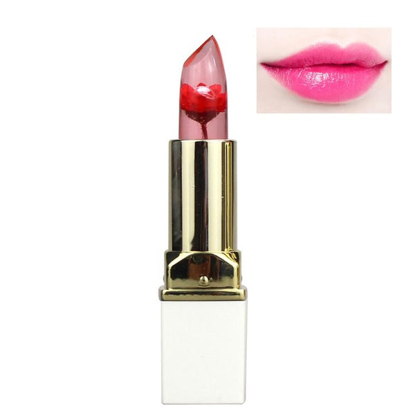 Wholesale Transparent Natural Red Lip Stick Temperature Color Change Long-lasting  Moisturizer Flower Jelly Lipsticks  Makeup