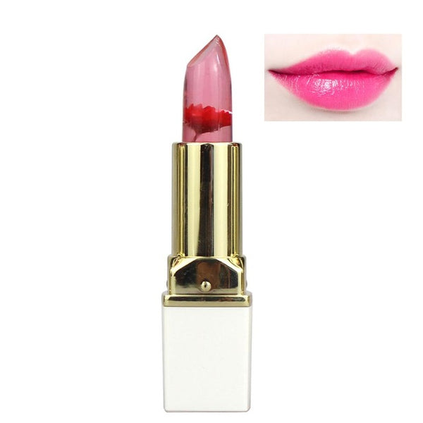 Wholesale Transparent Natural Red Lip Stick Temperature Color Change Long-lasting  Moisturizer Flower Jelly Lipsticks  Makeup