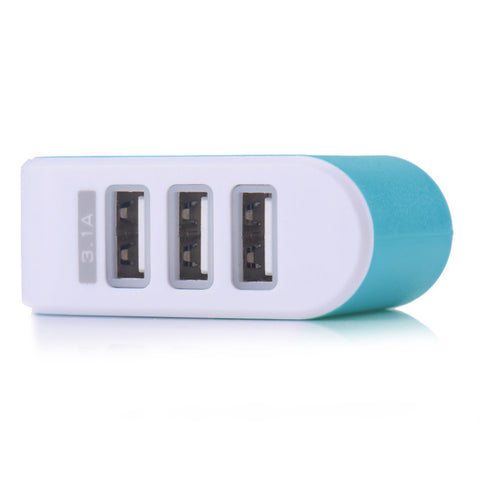 for Samsung 5V 3.1A Universal Triple USB Port Wall Home Travel AC Charger Adapter for iPhone 5s 6s 7 for Huawei Travel Charger